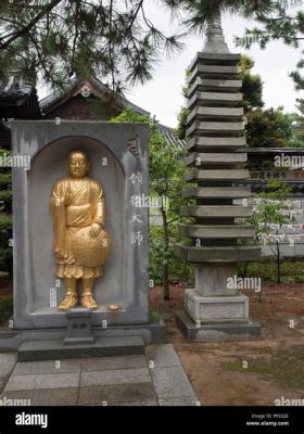  Kōbō-daishi'nın Tori Busshi Heykeli: Altın Işıkta Meditasyon ve İlahi Güç!